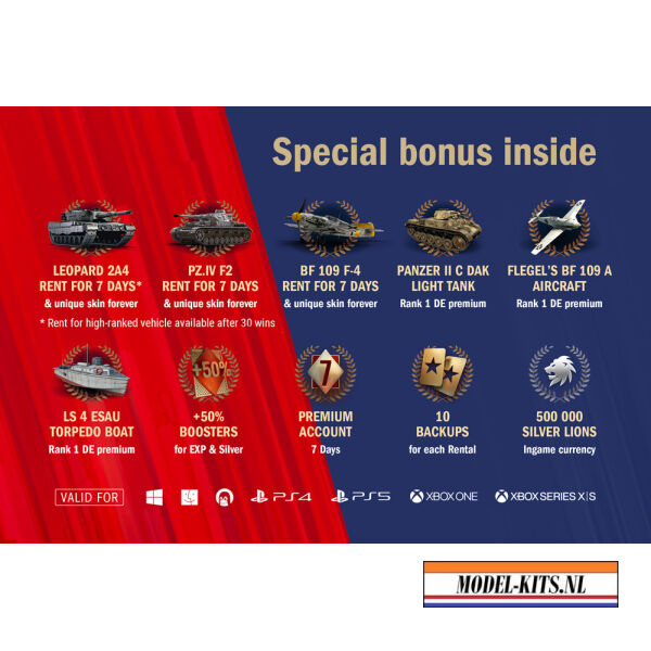 Bonus F16 e Leopard