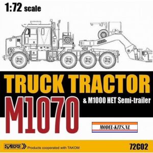 M1070 TRUCK TRACTOR 1 M1000 HET SEMIT TRAILER