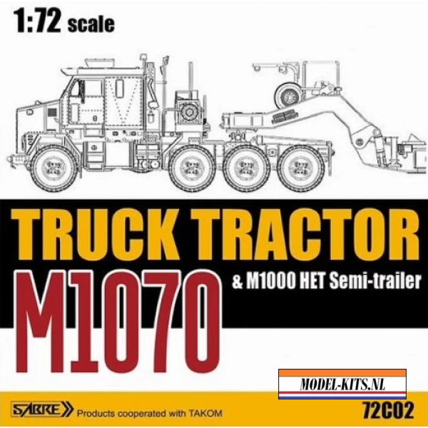 M1070 TRUCK TRACTOR 1 M1000 HET SEMIT TRAILER