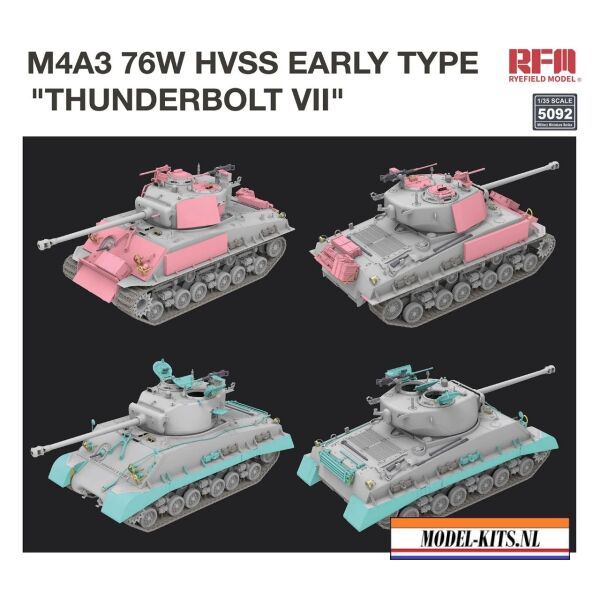 M4A3 76W HVSS EARLY TYPE THUNDERBOLT VII 2