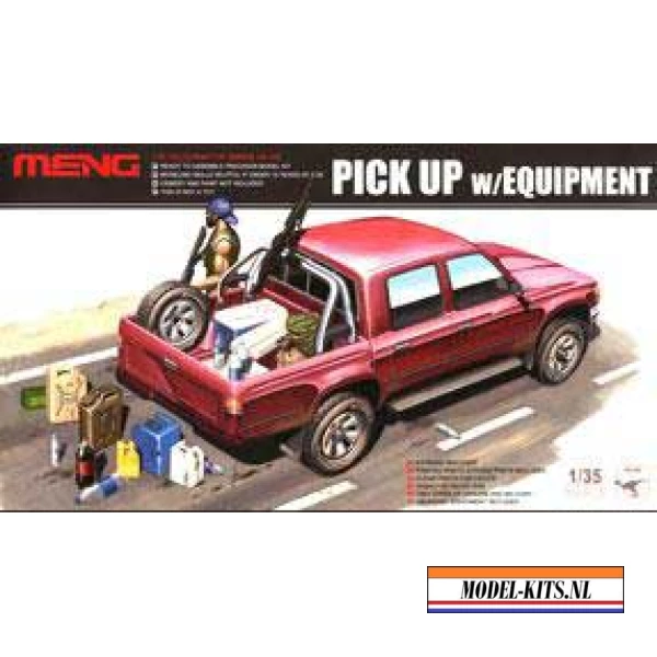 PICK UP WITH EQUIPMENT