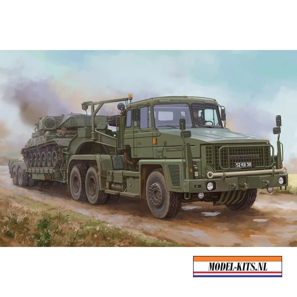 SCAMMELL COMMANDER WITH 62 TONNE CRANE FRUEHAUF SEMI TRAILER