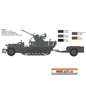 Sd.kfz 10 4 w Flak 30 and Crew 8