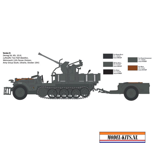 Sd.kfz 10 4 w Flak 30 and Crew 8