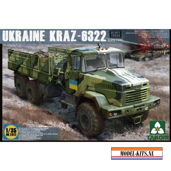 UKRAINE KRAZ 6322   HEAVY TRUCK (LATE TYPE)