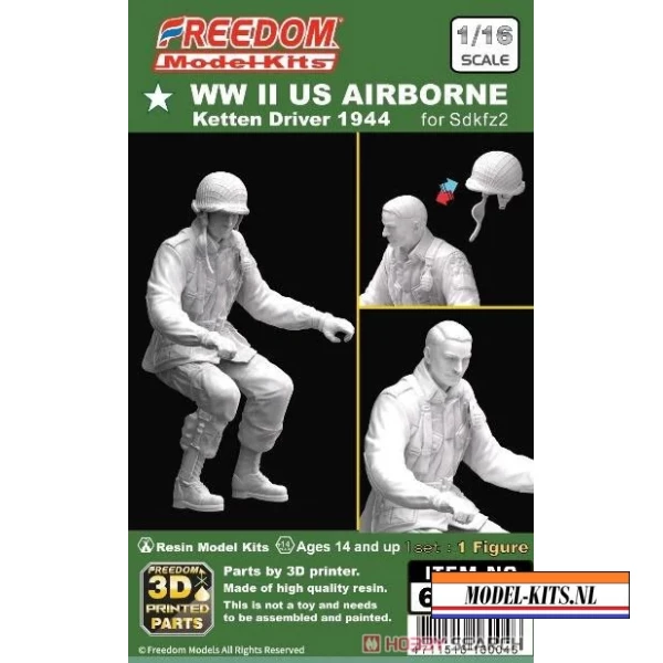WW II US AIRBONE KETTEN DRIVER 1944 FOR SDKFZ2