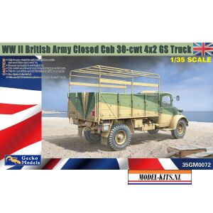 WWII BRITISH ARMY CLOSED CAB 30 CWT 4X2 GS TRUCK