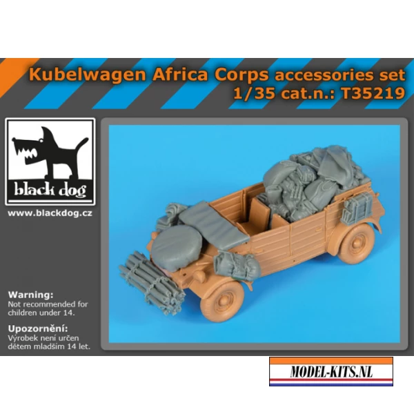KÜBELWAGEN AFRICA CORPS ACCESSORIES SET
