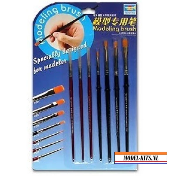 MODELLING BRUSHES 7 PIECES