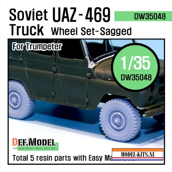 SOVIET UAZ 469 SAGGED WHEEL SET