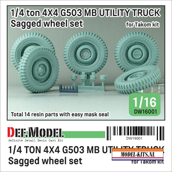 TON 4X4 G503 MB SAGGED WHEEL SET