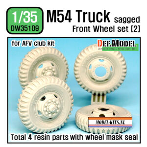 US M54A2 CARGO TRUCK SAGGED FRONT WHEEL 1