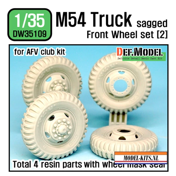 US M54A2 CARGO TRUCK SAGGED FRONT WHEEL 1