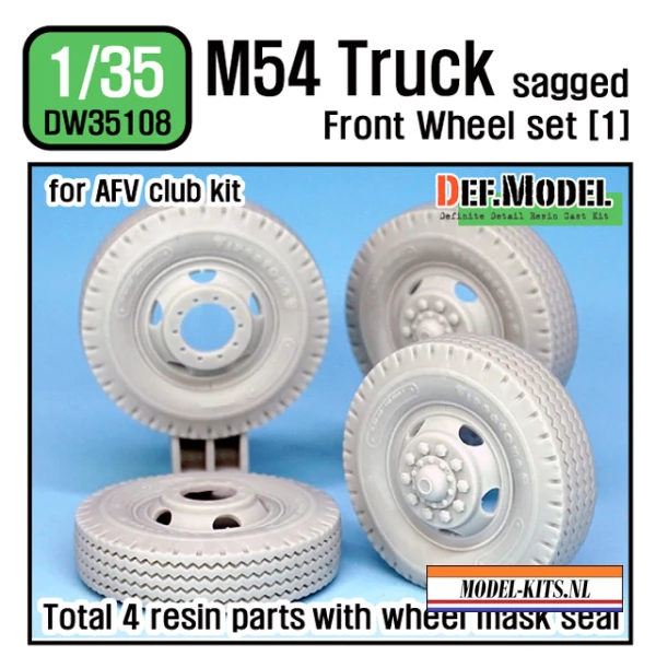 US M54A2 CARGO TRUCK SAGGED FRONT WHEEL