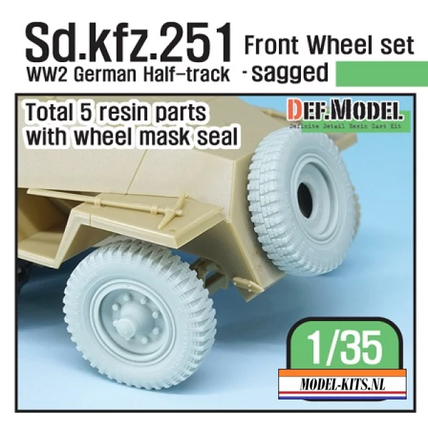 WWII GERMAN SDKFZ 251 HALF TRACK FRONT WHEEL