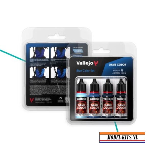 Blue Color Set 4x18ml