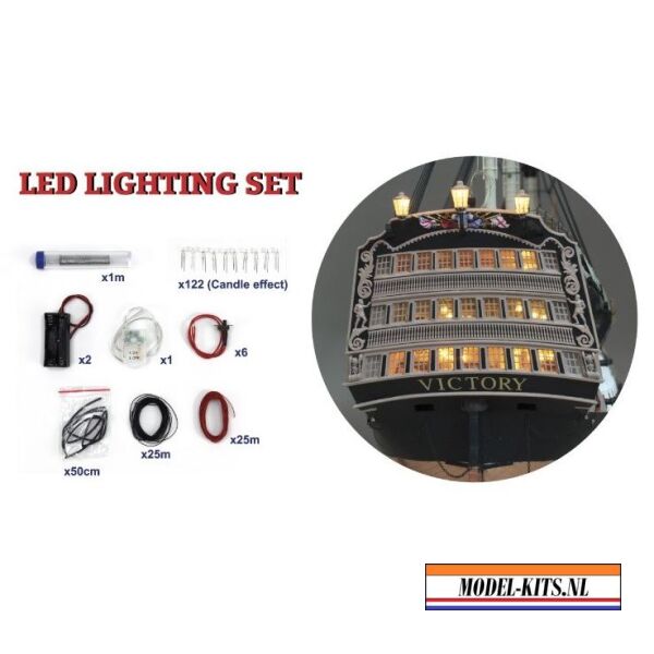 Candle Led lightning for HMS VICTORY 6