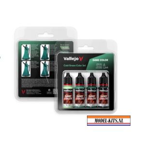 Cold Green Colour Set 4x18ml