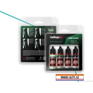 Green Colour Set 4x18ml