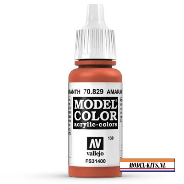 MODEL COLOR AMARANTHA RED