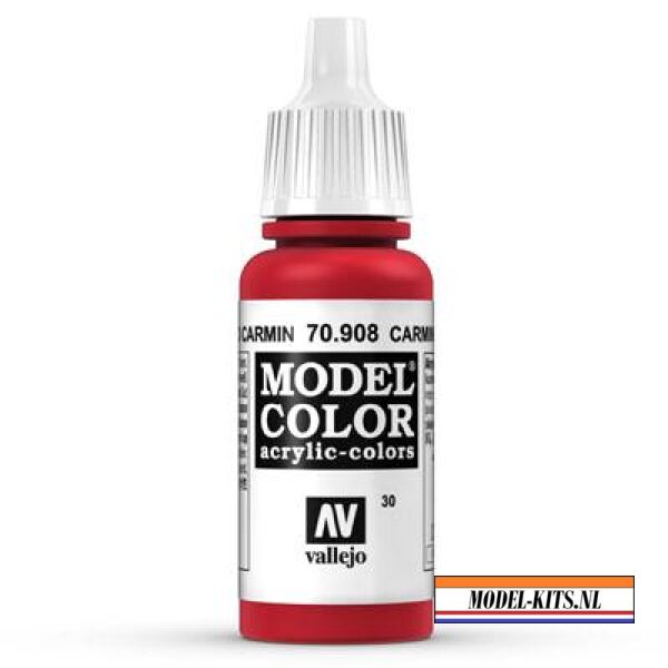 MODEL COLOR CARMINE RED