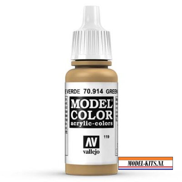 MODEL COLOR GREEN OCHRE