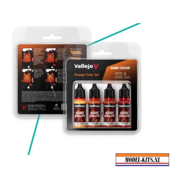 Orange Colour Set 4x18ml