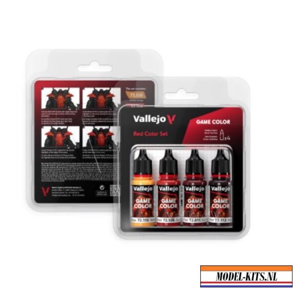 Red Color Set 4x18ml