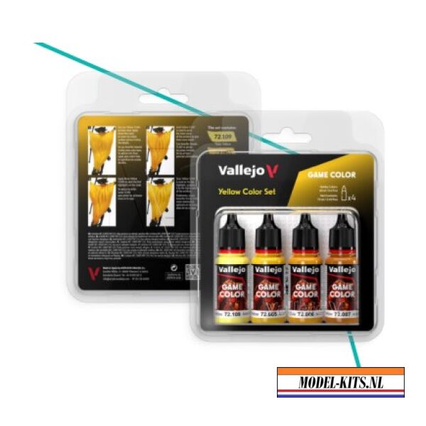 Yellow Color Set 4x18ml