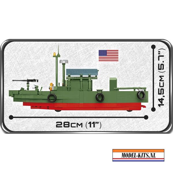 HC VIETNAM WAR PATROL BOAT RIVER 8