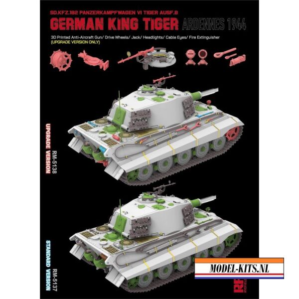 SD. KFZ. 182 PANZERKAMPFWAGEN VI TIGER AUSF. B GERMAN KING TIGER 3