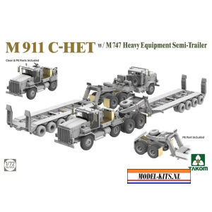 M911 C HET WITH M747 HEAVY EQUIPMENT SEMI TRAILER 1