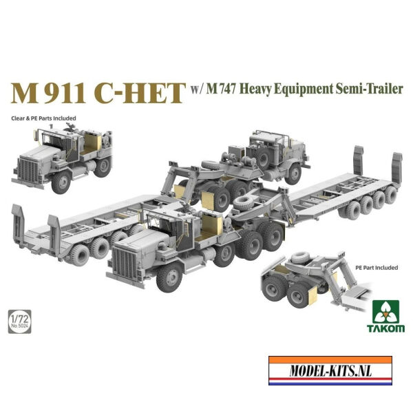 M911 C HET WITH M747 HEAVY EQUIPMENT SEMI TRAILER 1