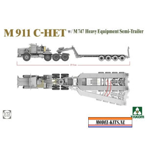 M911 C HET WITH M747 HEAVY EQUIPMENT SEMI TRAILER 2