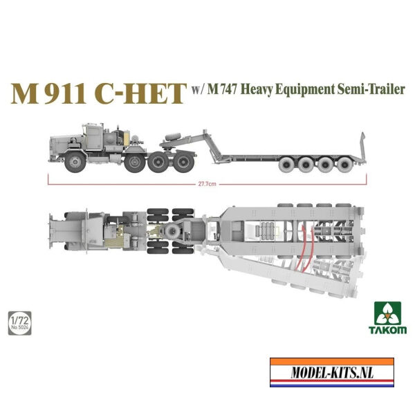 M911 C HET WITH M747 HEAVY EQUIPMENT SEMI TRAILER 2