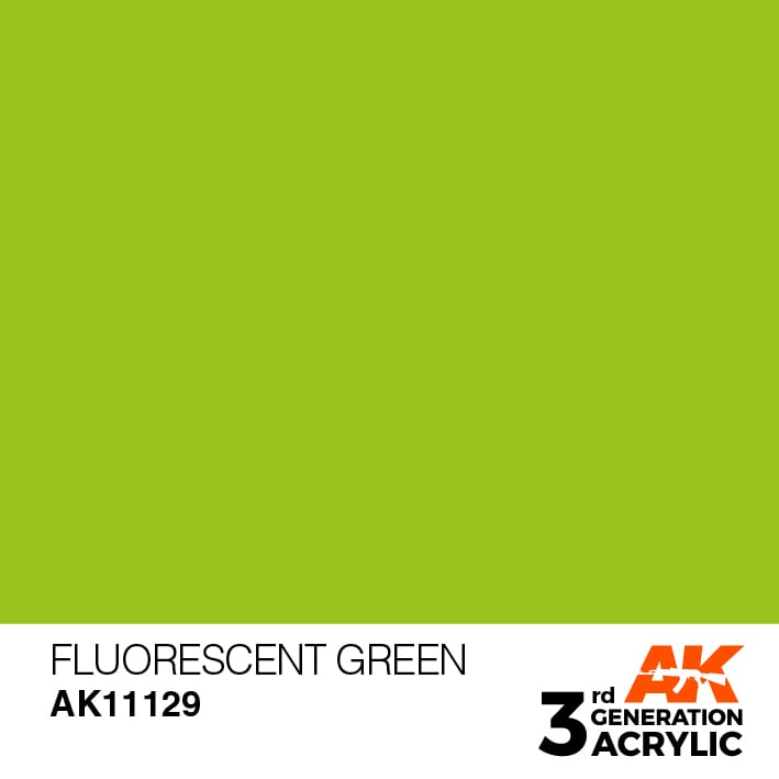 3RD GENERATION   FLUORESCENT GREEN