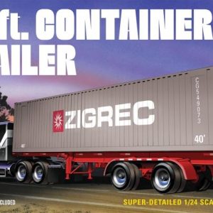 40 semi container trailer