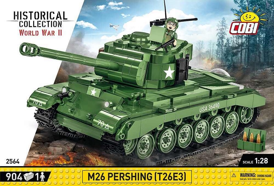 904 PCS WWII M26 PERSHING T26E3
