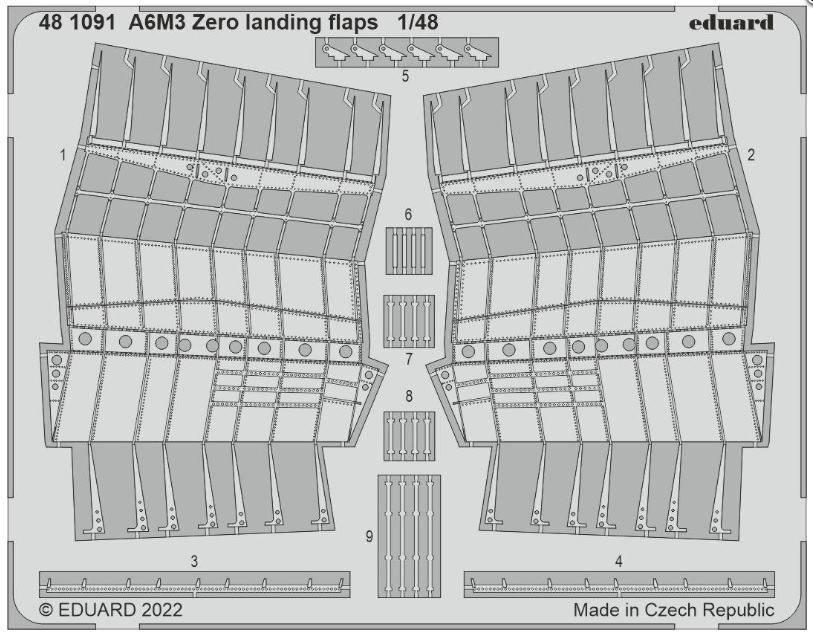 A6M3 ZERO LANDING FLAPS