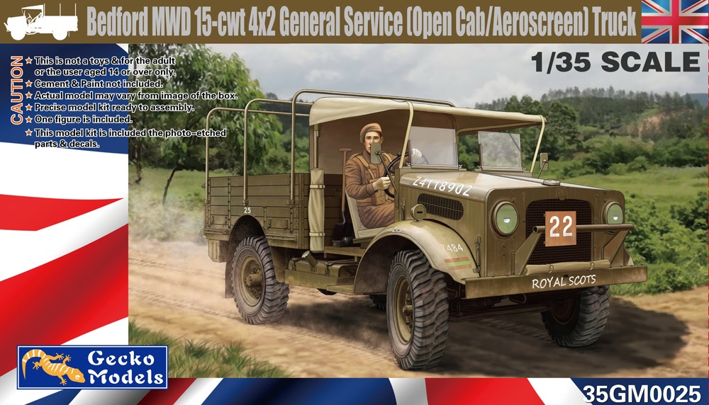 BEDFORD MWD 15 CWT 4X2 GS TRUCK