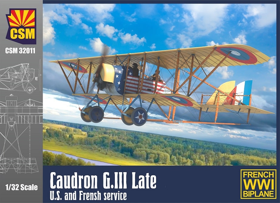 CAUDRON G.III LATE U.S. AND FRENSH SERVICE