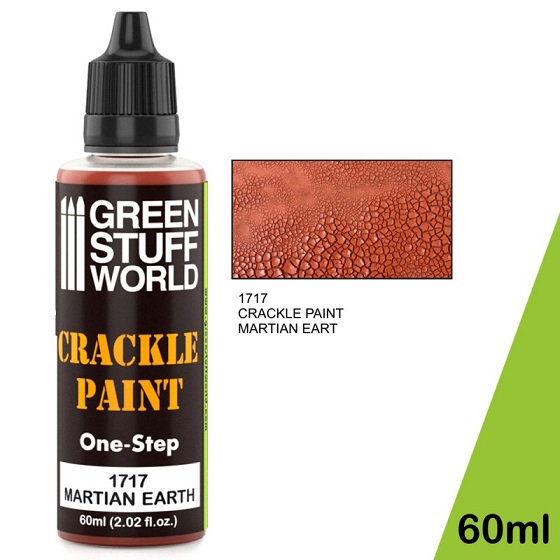 CRACKLE PAINT   MARTIAN EARTH