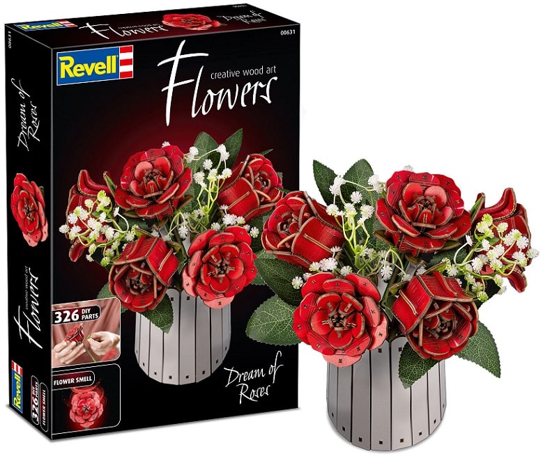 CREATIVE WOOD ART DREAM OF ROSES