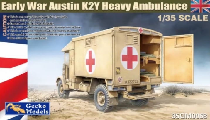 EARLY WAR BRITISH ARMY 4X2 HEAVY AMBULANCE