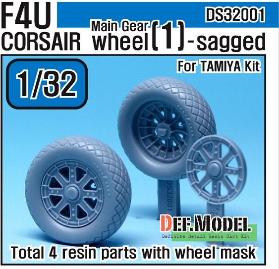 F4U 1 CORSAIR WHEEL SET 1