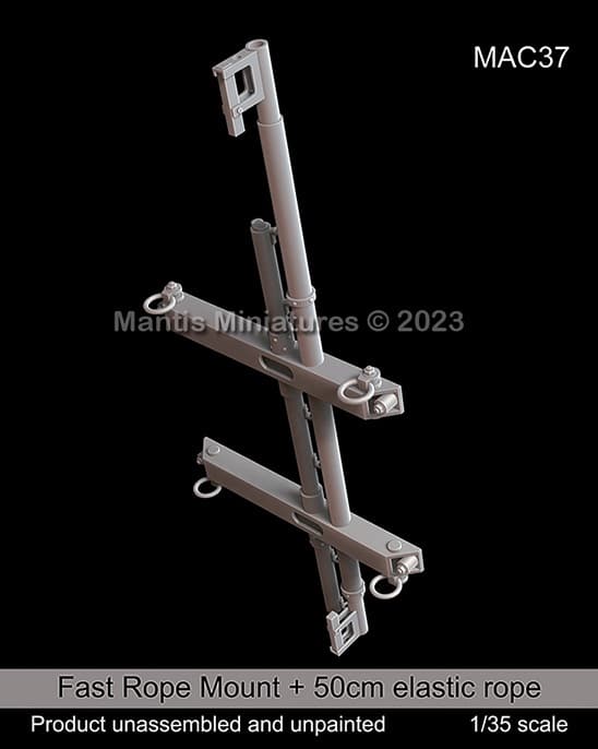 FAST ROPE MOUNT + 50CM ELASTIC ROPE