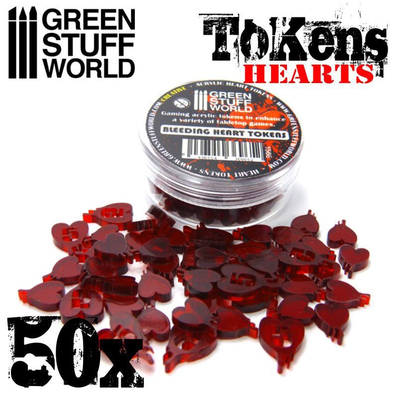 GAME TOKENS   BLEEDING HEARTS