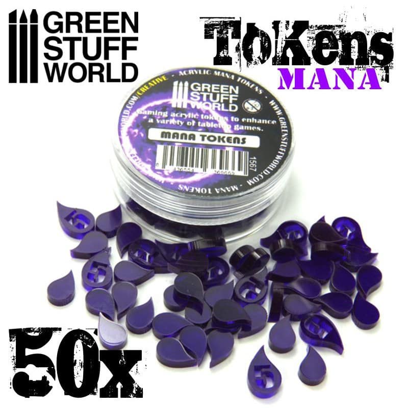 GAME TOKENS   BLUE CUBES