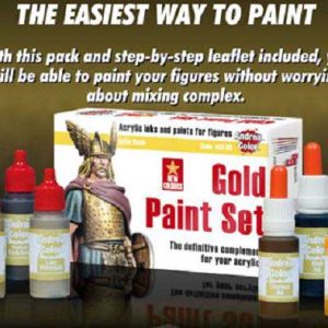 GOLD PAINT SET 6 COLOURS