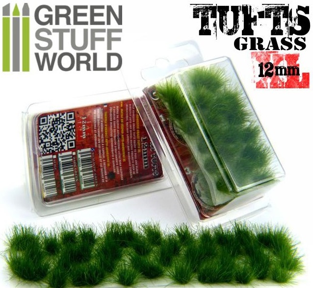 GRASS TUFTS   DARK GREEN 1